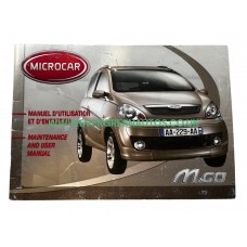 M-GO OWNERS OPERATORS MAINTENANCE SERVICE AND USER MANUAL